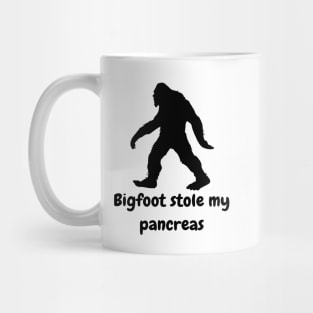 Bigfoot Stole My Pancreas Mug